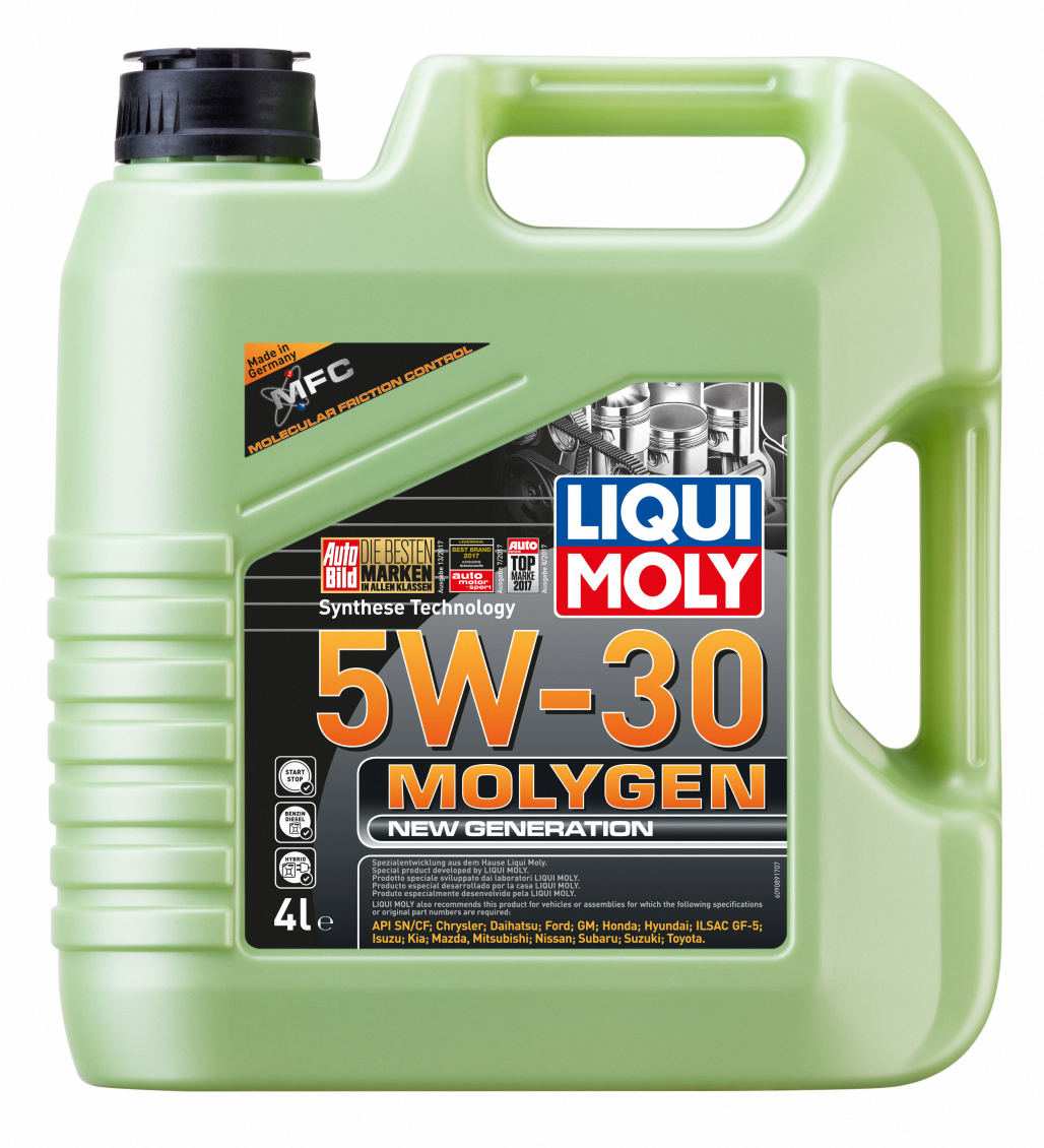Моторное масло liqui Moly 5W-30 Molygen New Generation 5l 5W-30 Molygen New Generation 5l